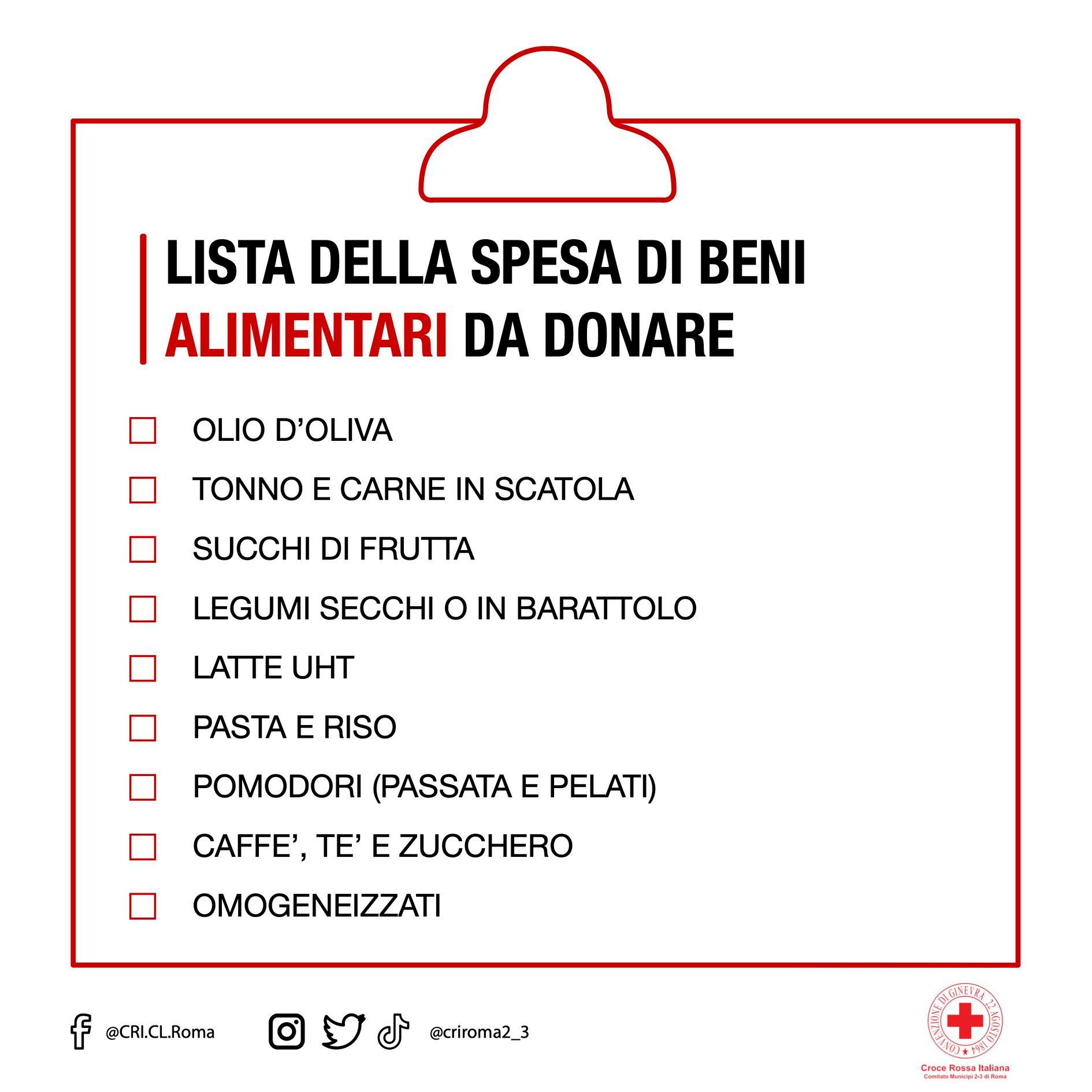 Croce Rossa Oggi E Domani Raccolta Alimentare Al Dima Shopping