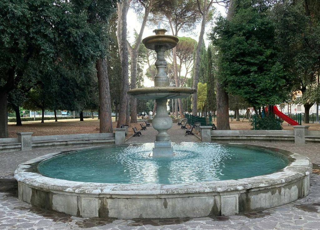 La fontana di viale Tiziano