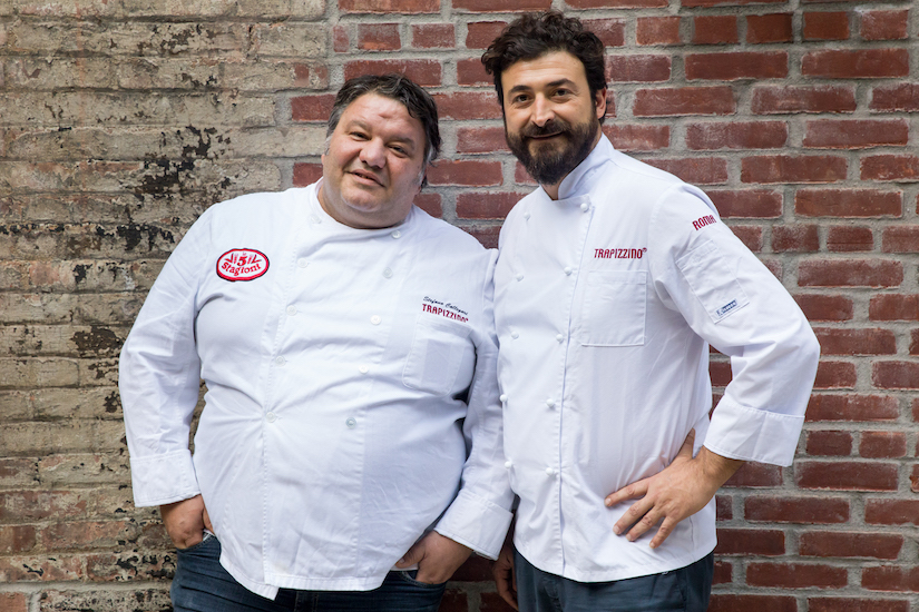 Paul Pansera (a destra) insieme a 
Stefano Callegari, che hanno inventato il brand de Il Trapizzino