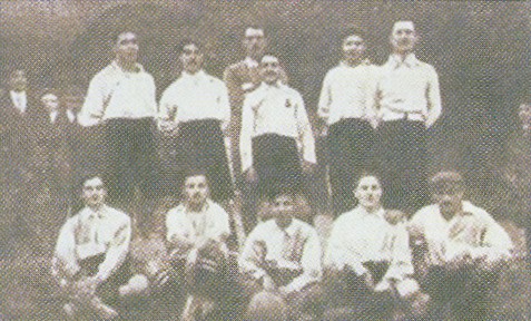 La formazione della Lazio nel 1911