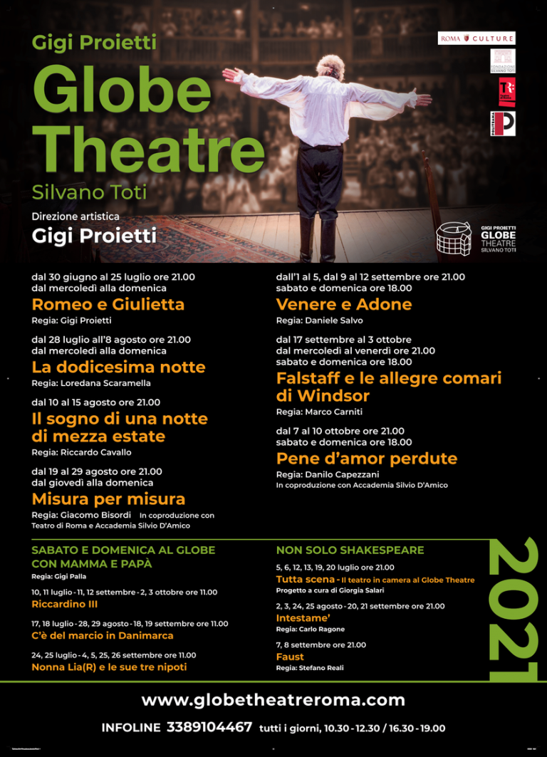 Al via la stagione del Gigi Proietti Globe Theatre ...