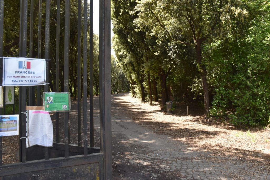 Un ingresso di Villa Glori