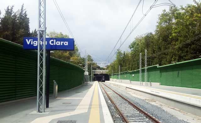 La stazione di Vigna Clara. Foto dalla pagina Facebook di Eugenio Patané