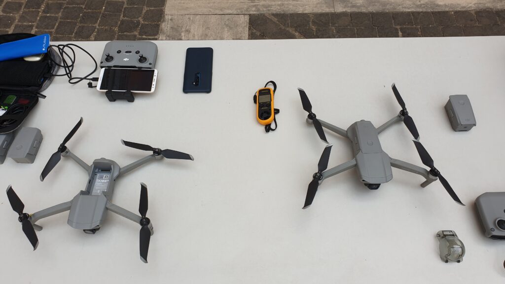 I droni in dotazione alla polizia municipale