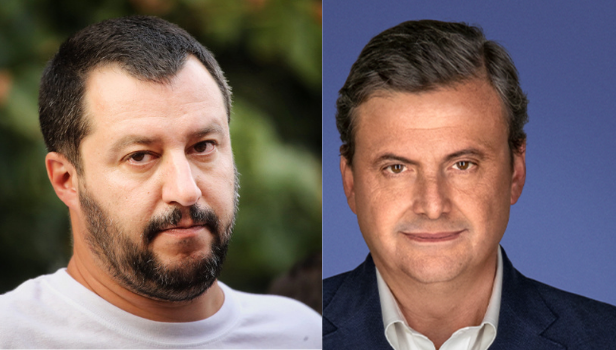 Matteo Salvini e Carlo Calenda