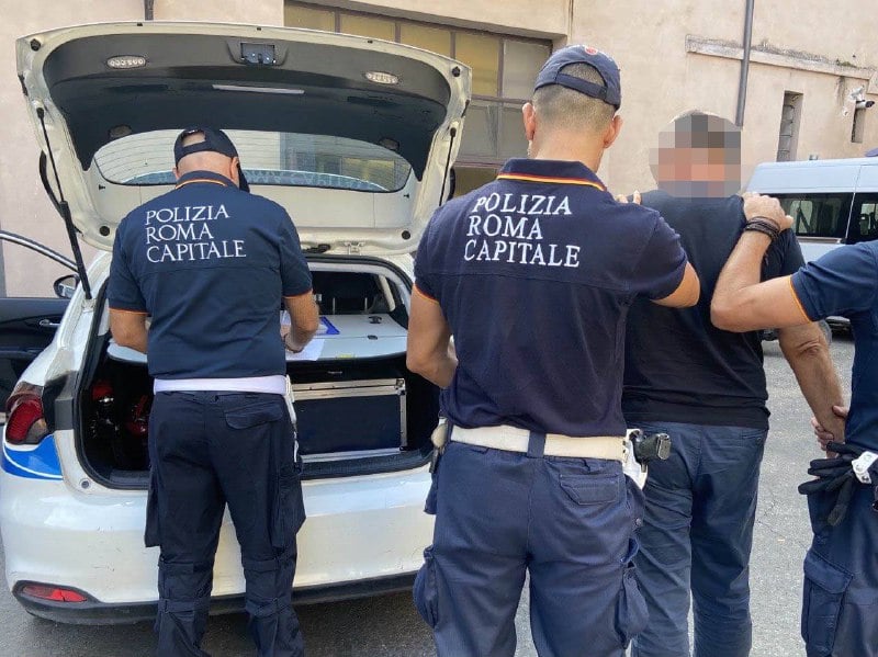 L'arresto da parte della polizia locale