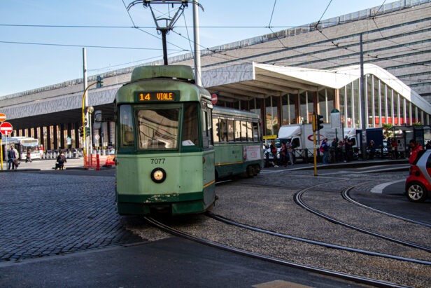 Un tram a Roma