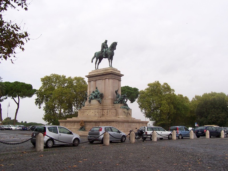Monumento Garibaldi al Gianicolo. Foto da Wikipedia