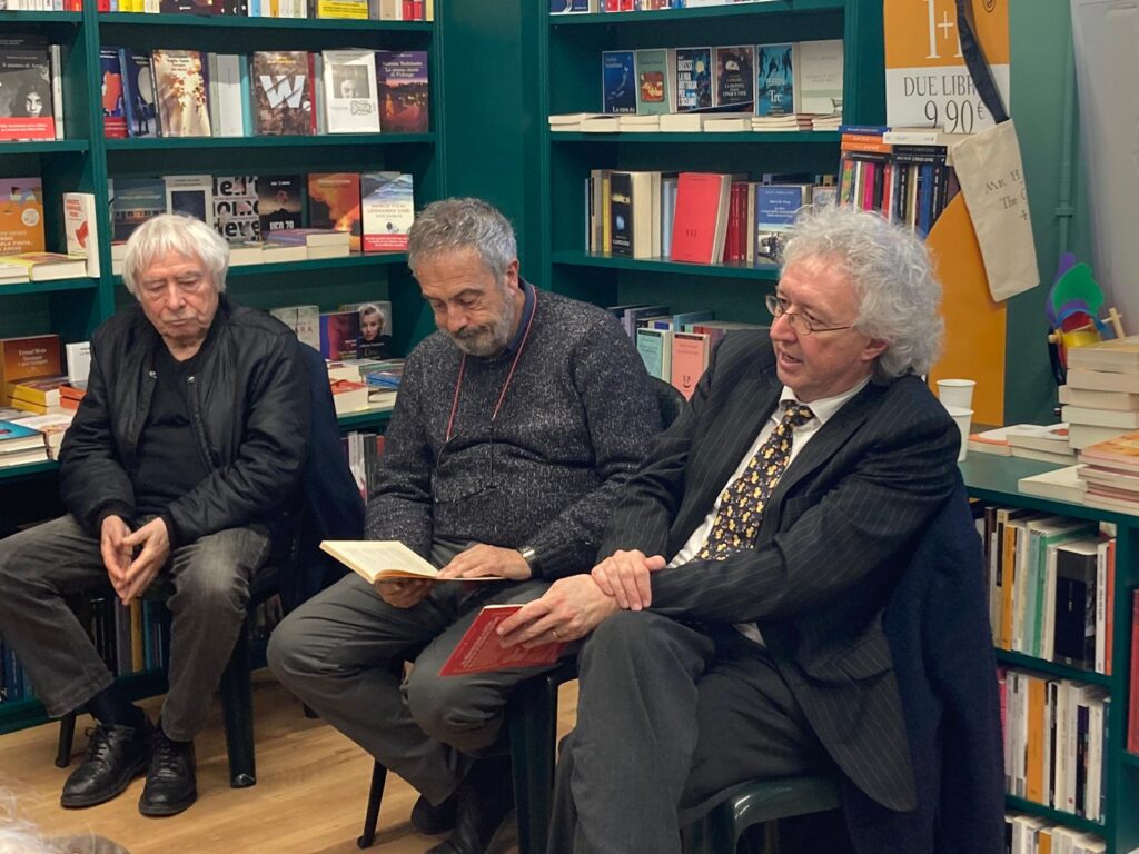 Da destra: Fabio Canessa, Mario Sesti e il direttore della fotografia Luciano Tovoli