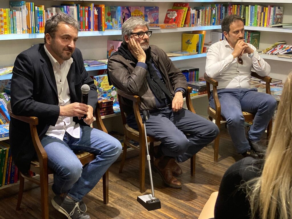 Da sinistra: Fabrizio Peronaci, Pino Rinaldi, Alessandro De Angelis