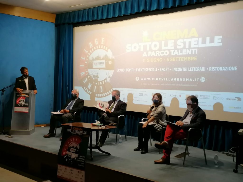 Conferenza stampa di presentazione del CineVillage Parco Talenti 2021