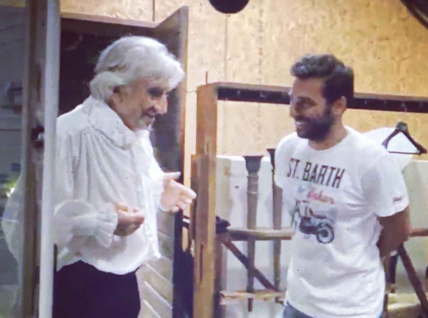 Edoardo Leo con Gigi Proietti (foto dal profilo Instagram di Edoardo Leo)