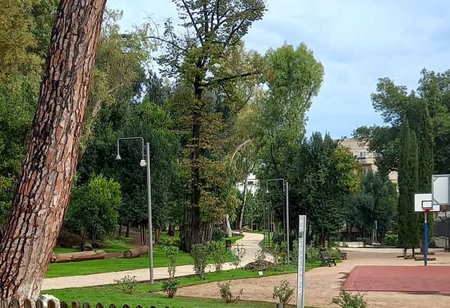 I giardini di Villa Blanc (foto dalla pagina Facebook dell'assessore Rino Fabiano)