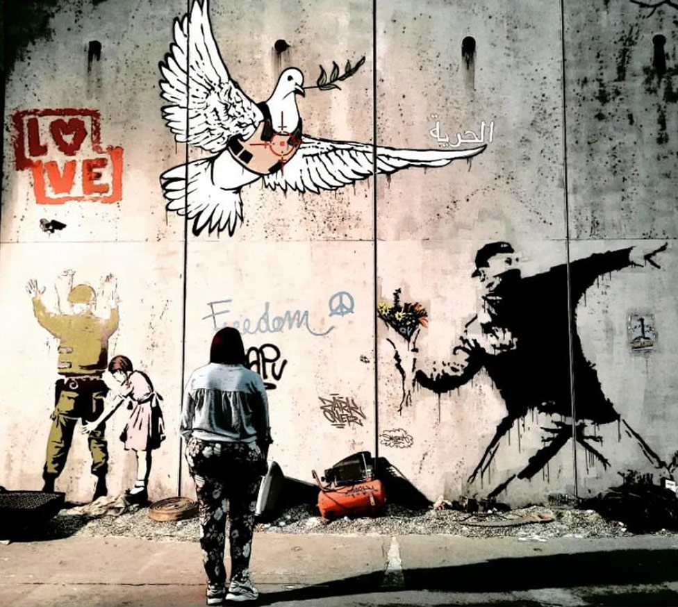 Foto dal sito della mostra "The World of Banksy"