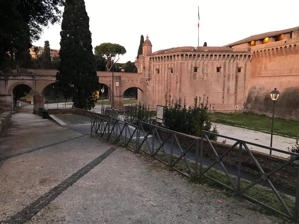 I giardini di Castel Sant'Angelo