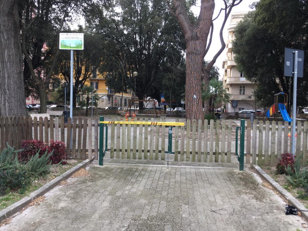 Area verde di piazza del Fante