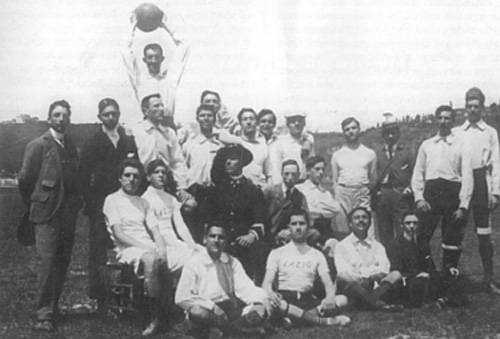 La formazione della Lazio nel 1904
