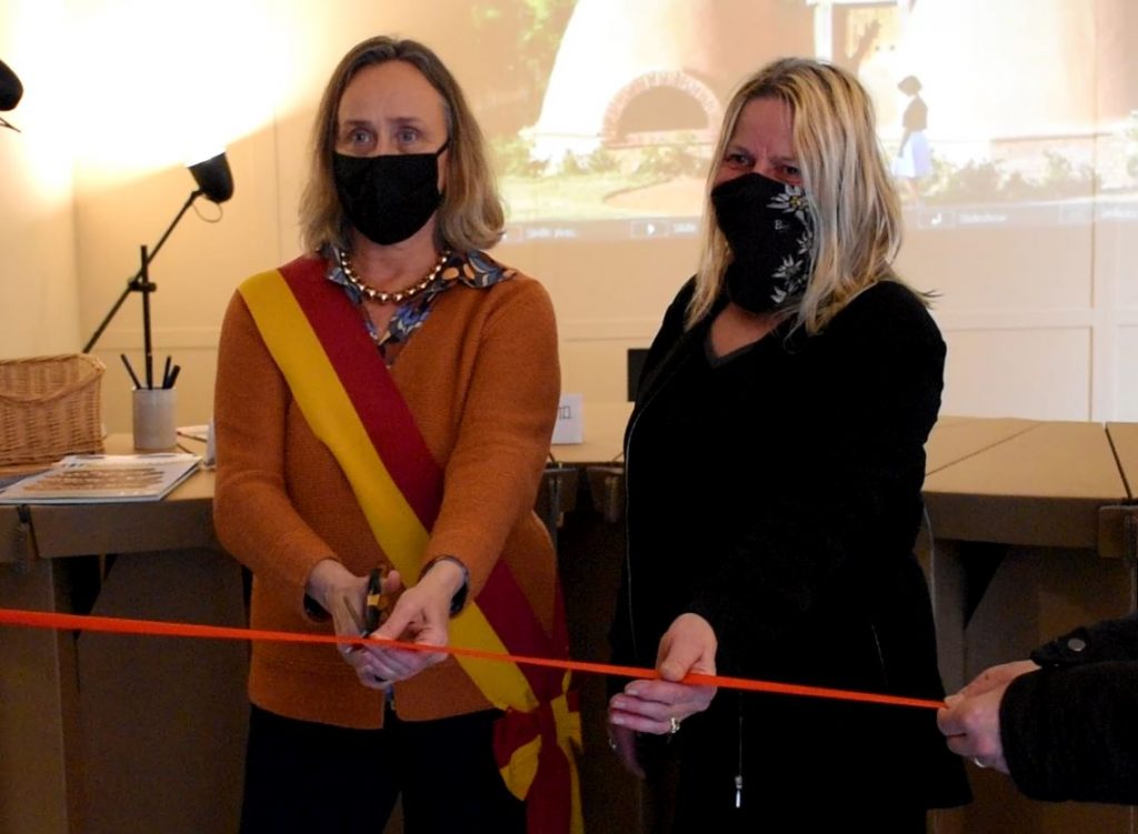 Sabrina Alfonsi e Wittfrida Mitterer inaugurano l'eco-sportello nella sede del I Municipio in circonvallazione Trionfale