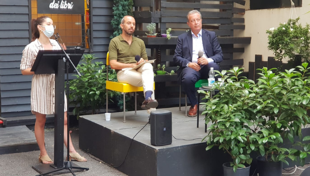 Luigi Carletti con Daniele Autieri e Francesca Gatto