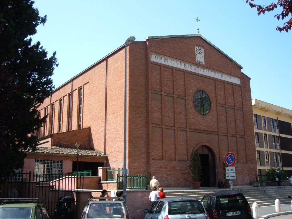 La chiesa di Santa Maria Goretti