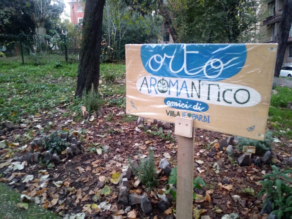 La targa per l'orto aromaNtico