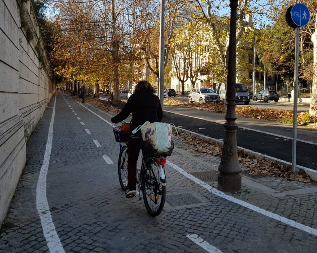 Ciclabile su via Nomentana