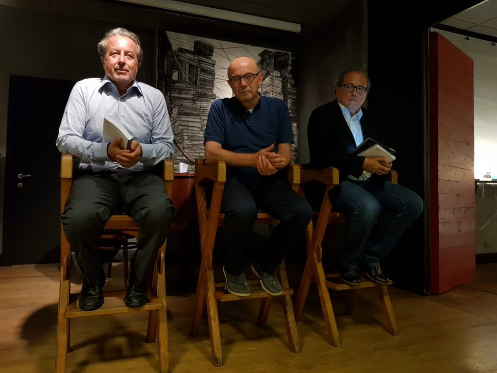 Paolo Bonacini insieme a Luigi Carletti e Stefano Tamburini