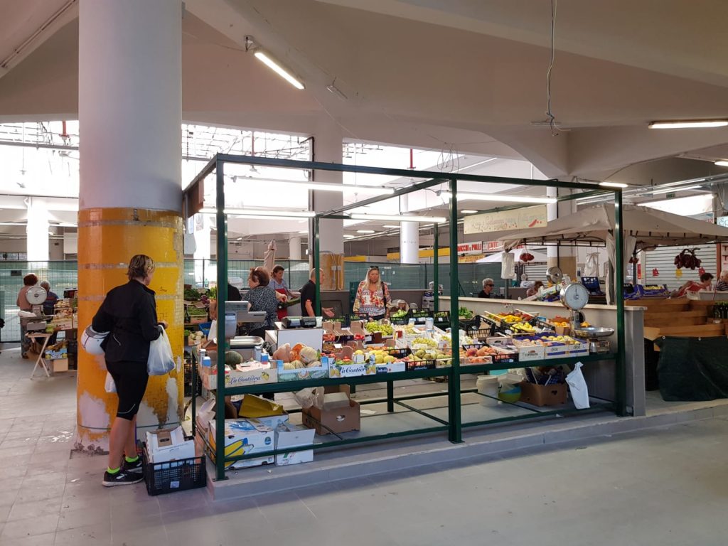 I banchi del mercato Trieste riaperti al pubblico
