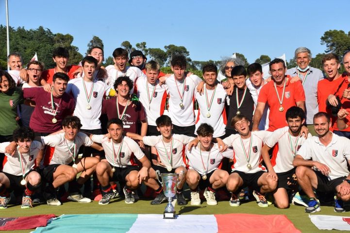 La squadra campione d'Italia al completo
